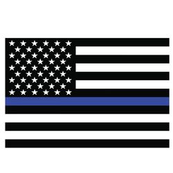 american flag police svg, police thin blue line svg, police svg, blue lives matter, digital download-1