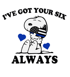 i've got your six always svg, police svg, police thin blue line svg, blue lives matter, digital download