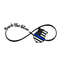 back the blue svg, police svg, police thin blue line svg, blue lives matter, digital download-4