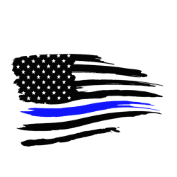 american flag svg, police flag svg, police svg, police thin blue line svg, blue lives matter, digital download-2