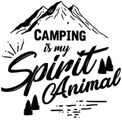 camping is my spirit animal svg, camping svg, camper svg, camping love svg, digital download