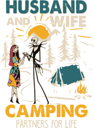 husband and wife camping partners for life svg, camping svg, camper svg, camping love svg, instant download