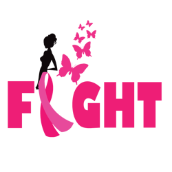 girl fight breast cancer awareness vector svg, breast cancer svg, cancer awareness svg, instant download