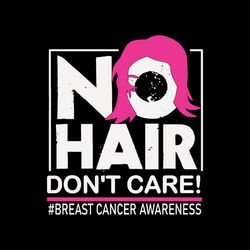 no hair breast cancer awareness vector svg, breast cancer svg, cancer awareness svg, instant download