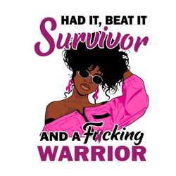 beat it survivor breast cancer awareness vector svg, breast cancer svg, cancer awareness svg, instant download