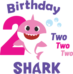 shark 2nd birthday svg, breast cancer svg, cancer awareness svg, instant download