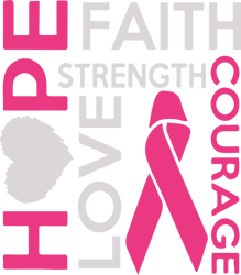 faith hope love strength courage svg, cancer sucks svg, fight cancer svg, breast cancer svg, digital download