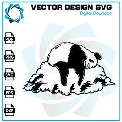 panda svg, panda clipart, panda vector, panda cut file, panda cricut, cute panda svg, panda face svg