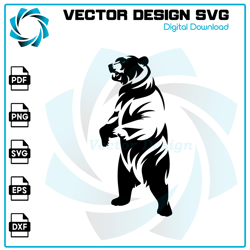 bear svg, bear png, bear vector, bear, svg, png, eps, digital download..