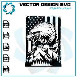 eagle with american flag svg, american flag svg, eagle svg, eagle through flag svg, eagle shirt, usa patriotic png