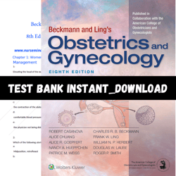 beckmann and ling's obstetrics and gynecology 8th edition by dr.robert casanova