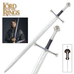 anduril sword of narsil the king aragorn lord of the ring sword wall plaque