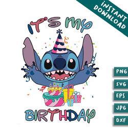 it is my birthday stitch svg for cricut sublimation files