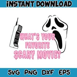 whats your favorite scary movie cute ghost svg