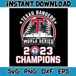 rangers world series champions baseball team svg