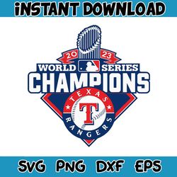 rangers 2024 world series champions svg