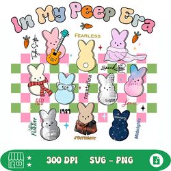 in my peeps eras taylor albums bunny png