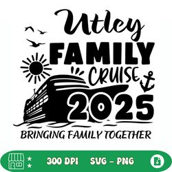 utley family cruise 2025 bringing family together svg