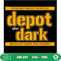 pittsburgh steelers depot after dark svg