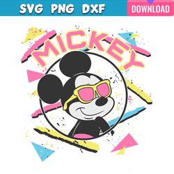 retro mickey summer disneyworld svg bundle graphic