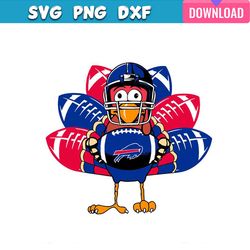 buffalo bills turkey thanksgiving svg bundle graphic