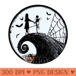 jack and sally proposal - sublimation graphics png