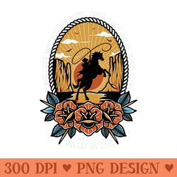 true west - printable png graphics