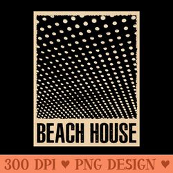 graphic art beach music - sublimation png download