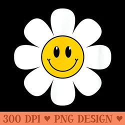 happy face flower - - png graphics download