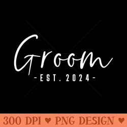 groom est 2024 future husband engaged him engagement - modern png designs