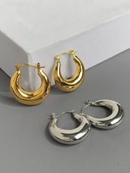 exquisite temperament earring ear buckle smooth earring fashion new pendant female earrings