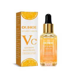 vitamin c facial serum brighten skin lighten spots hyaluronic acid face essence skin care products