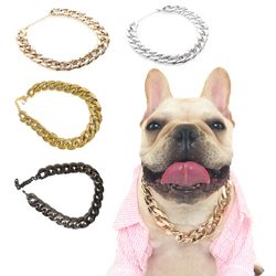 gold chain collar french bulldog french bulldog accessories