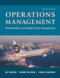 test bank operations management sustainability and supply chain management 12th edition heizer