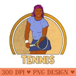 woman tennis - png download store