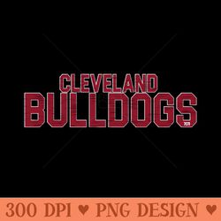 vintage cleveland bulldogs - png download