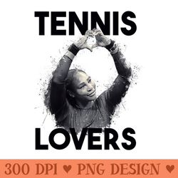 tennis lovers - png file download