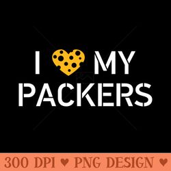 i love my packers - png clipart