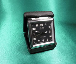 Vintage Mechanical Travel Alarm Clock Slava, Rare Retro Home Decor Gift USSR 9
