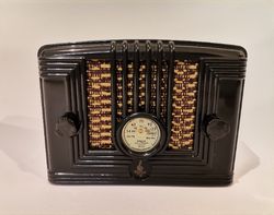 vintage rare miniature radio radioline, emerson ba 199-usa 1938 portable radio collection model perfectly working