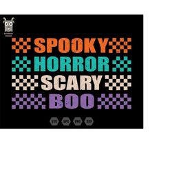 retro halloween svg, spooky horror scary boo, vintage halloween svg, spooky svg, ghost svg, halloween shirt svg, hallowe