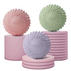 hedgehog ball magnetic fitness deep tissue back massage, foot massager, plantar fasciitis & all body deep(us customers)