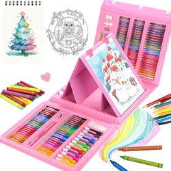 drawing art kit paint brush set children daily entertainment toy diy stationery set(us customers)