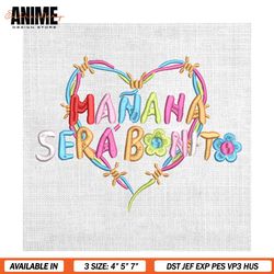 manana sera bonita bichota season album embroidery