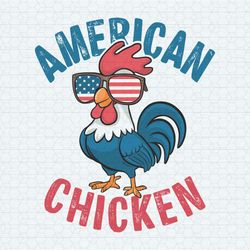 funny american chicken patriotic rooster svg