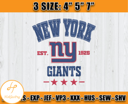 new york giants football embroidery design, brand embroidery, nfl embroidery file, logo shirt 11