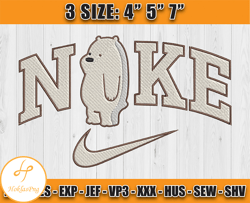 Nike X Panda embroidery, Cartoon Character Embroidery, achine embroidery pattern