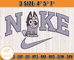 Nike X Bingo embroidery, Bluey Character embroidery, embroidery design