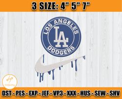 los angeles dodgers embroidery, all teams mlb embroidery, embroidery design baseball