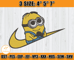 minion dave embroidery, nike minion embroidery, nike disney embroidery x